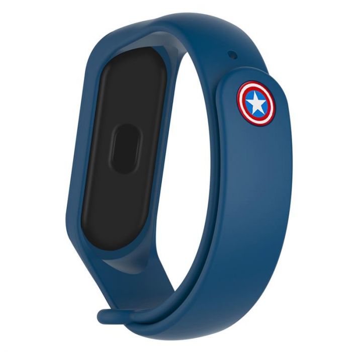 Ремінець Armorstandart Superhero Edition для Xiaomi Mi Band 4/3 Captain America Blue (ARM55061)