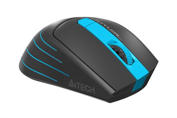 Мишка бездротова A4Tech FG30 Black/Blue USB