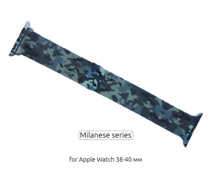 Ремінець Armorstandart Milanese Loop для Apple Watch 38mm/40mm Military Blue (ARM52953)