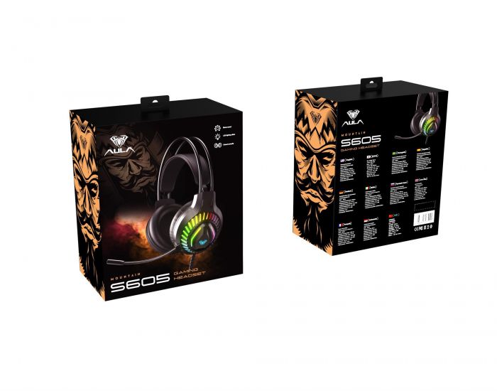 Гарнiтура Aula S605 Wired gaming headset Black (6948391235202) Гарнiтура Aula S605 Wired gaming headset Black (6948391235202)