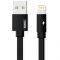 Кабель Remax RC-094i Kerolla USB - Lightning (M/M), 2 м, Black (6954851284680)