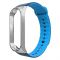 Ремінець Armorstandart Sport Silicone для Xiaomi Mi Band 3 Silver/Blue (ARM54515)
