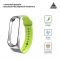 Ремінець Armorstandart Sport Silicone для Xiaomi Mi Band 3 Silver/Green (ARM54516)