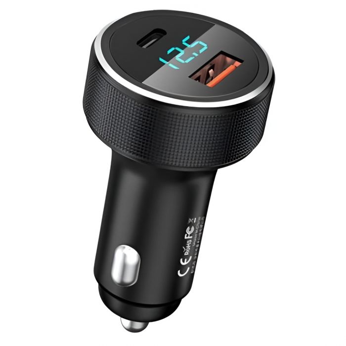 Автомобільний зарядний пристрій Remax RCC-215 Salo (2xUSB, 4.5A) Black (6972174159294)