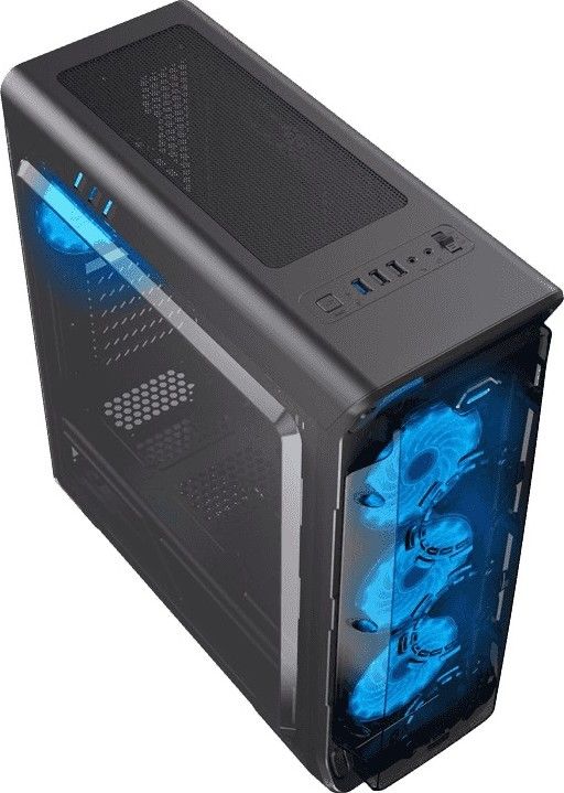 Корпус GameMax StarLight B-Blue Black без БЖ