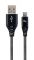 Кабель Cablexpert (CC-USB2B-AMCM-2M-BW), USB2.0 - USB Type C, 2м, Black/White