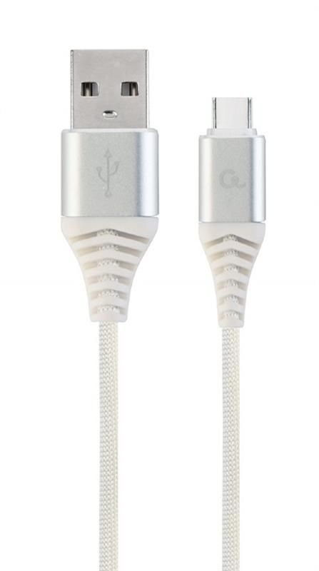 Кабель Cablexpert (CC-USB2B-AMCM-2M-BW2), USB2.0 - USB Type C, 2м, White