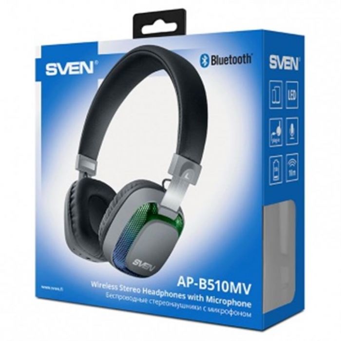 Bluetooth-гарнітура Sven AP-B510MV Black/Grey