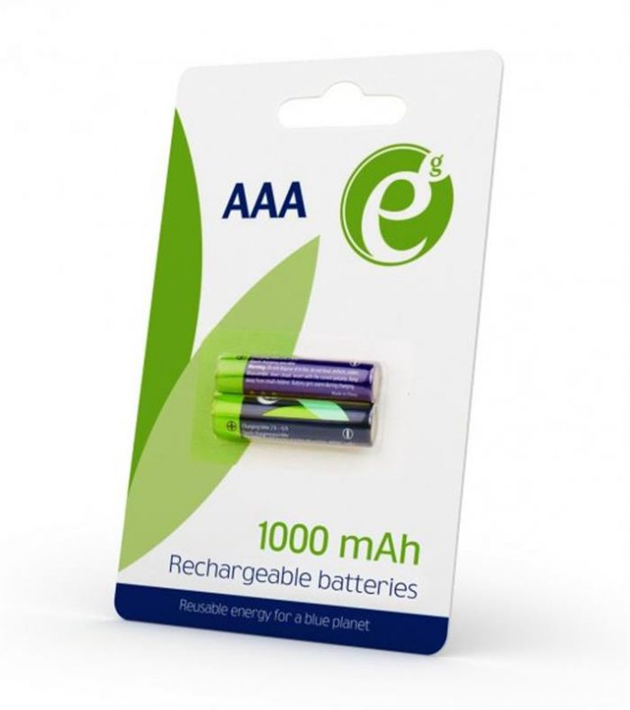 Аккумулятор EnerGenie AAA/HR03 Ni-MH 1000 mAh BL 2шт