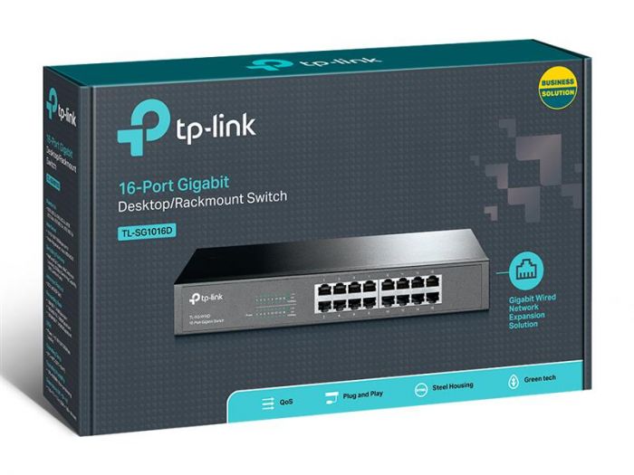 Комутатор TP-LINK TL-SG1016D