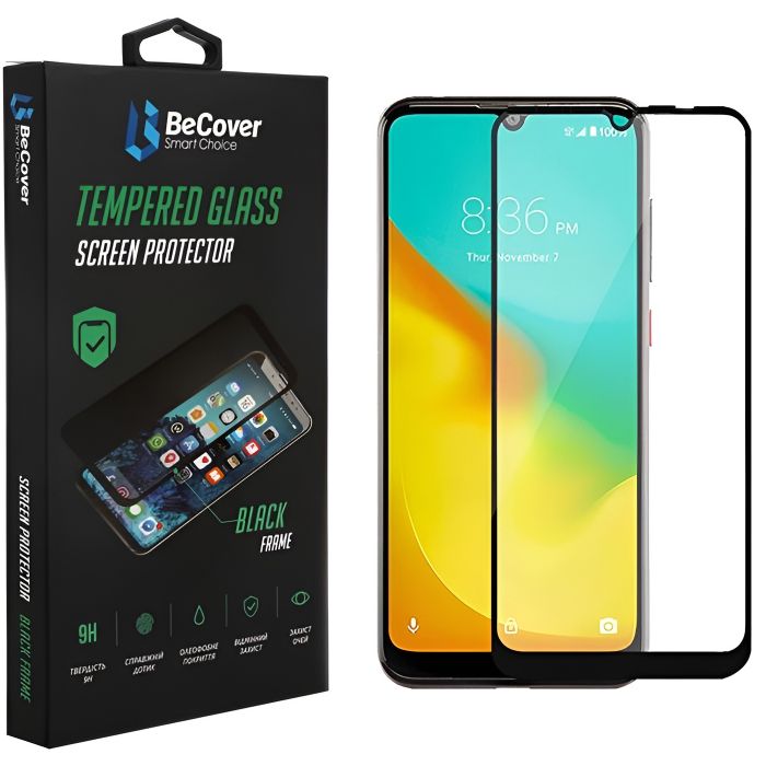 Захисне скло BeCover для ZTE Blade A51/A71 Black (706670)