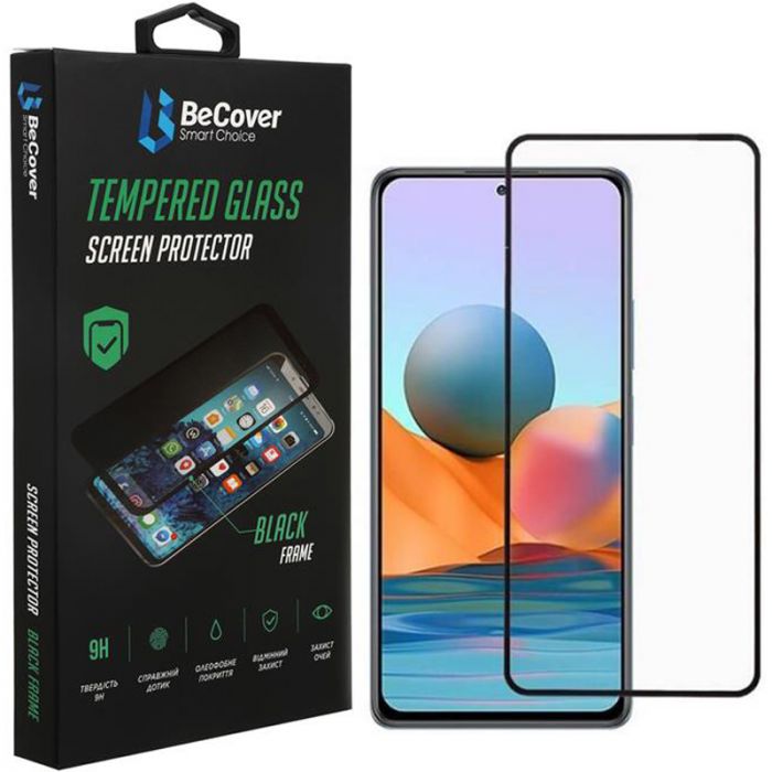 Захисне скло BeCover для Xiaomi Poco M4 Pro 5G Black (707041)