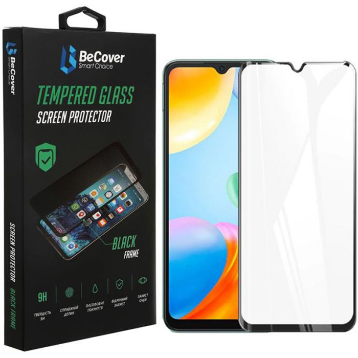 Захисне скло BeCover для Xiaomi Redmi Note 11 4G/10 5G/10 2022/10 Prime 2022 Black (707325)