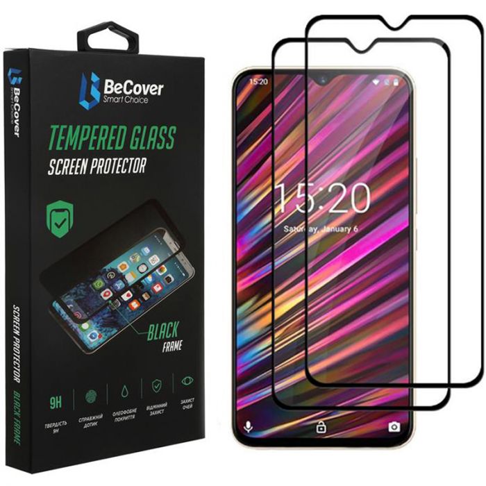 Захисне скло BeCover для Doogee X95 Black (707358)