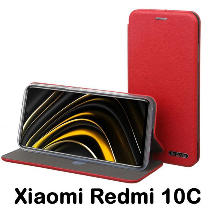 Чохол-книжка BeCover Exclusive для Xiaomi Redmi 10C Burgundy Red (707948)