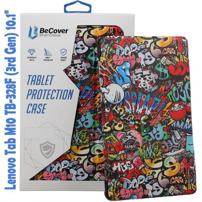 Чохол-книжка BeCover Smart для Lenovo Tab M10 TB-328F (3rd Gen) 10.1" Graffiti (708294)