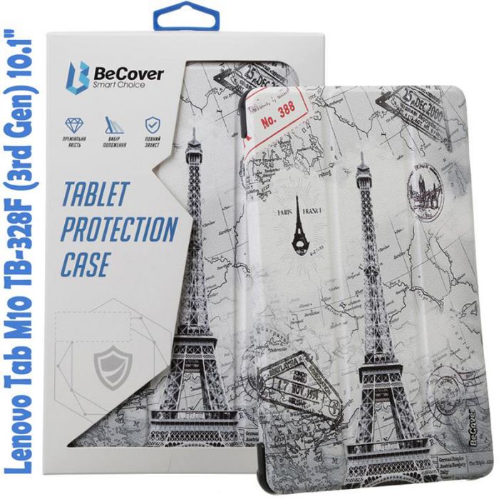 Чохол-книжка BeCover Smart для Lenovo Tab M10 TB-328F (3rd Gen) 10.1" Paris (708296)