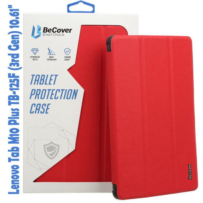 Чохол-книжка BeCover Smart для Lenovo Tab M10 Plus TB-125F (3rd Gen)/K10 Pro TB-226 10.61" Red (708306)