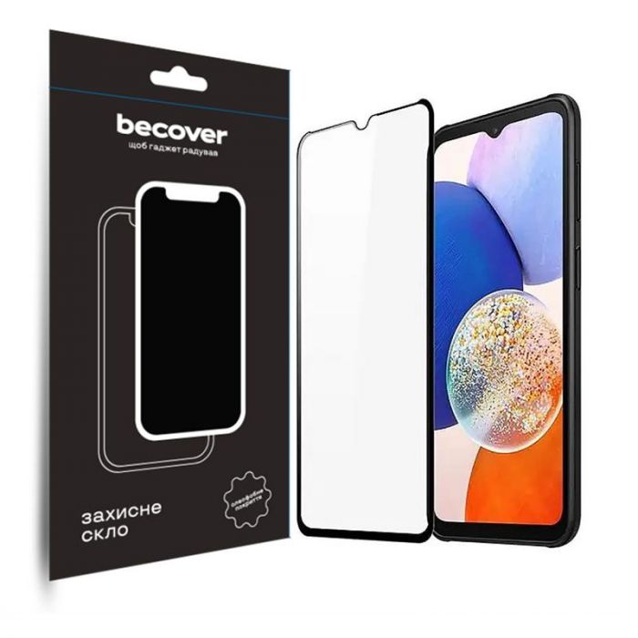 Захисне скло BeCover для Samsung Galaxy A14 SM-A145/A14 5G SM-A146 Black (708953)