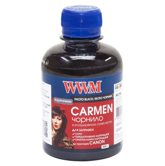 Чорнило WWM Universal Carmen для Сanon серий PIXMA iP/iX/MP/MX/MG (CU/PB) 200г