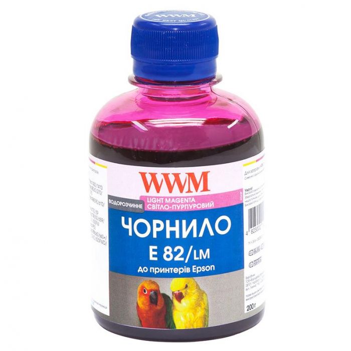 Чорнило WWM для EPSON Stylus Photo P50/R270/R290/RX615/T50/TX650 (Light Magenta) E82/LM 200г