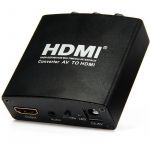 Конвертер PowerPlant (CA911479) HDCAV01 AV (3xRCA) - HDMI, чорний