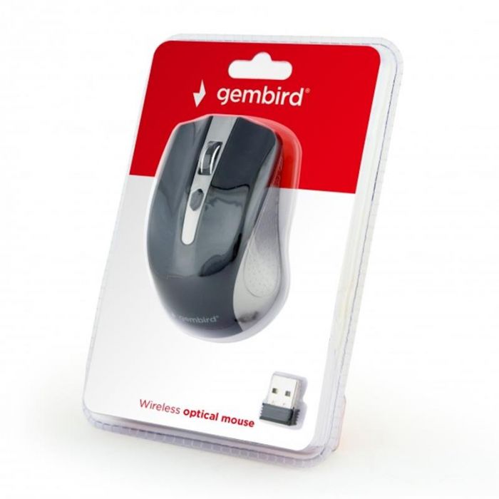 Мишка бездротова Gembird MUSW-4B-04-GB Grey/Black USB