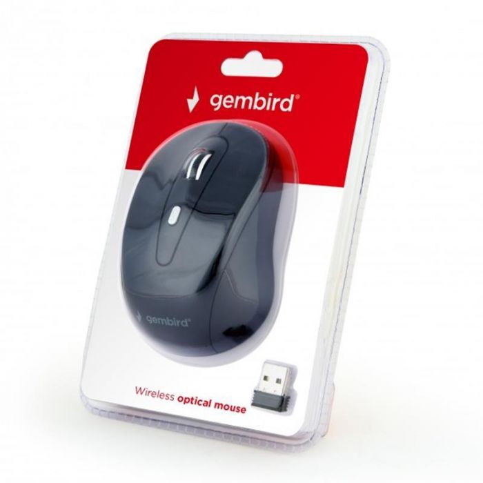 Мишка бездротова Gembird MUSW-6B-01 Black USB