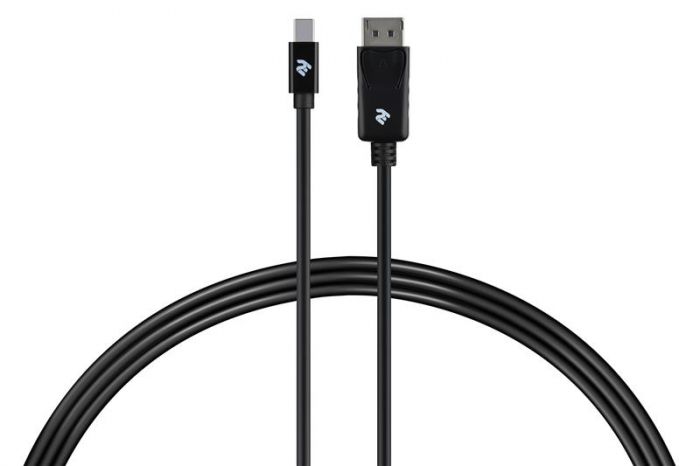 Кабель 2E mini DisplayPort - DisplayPort (M/M), 2 м, Black (2E-W1704)