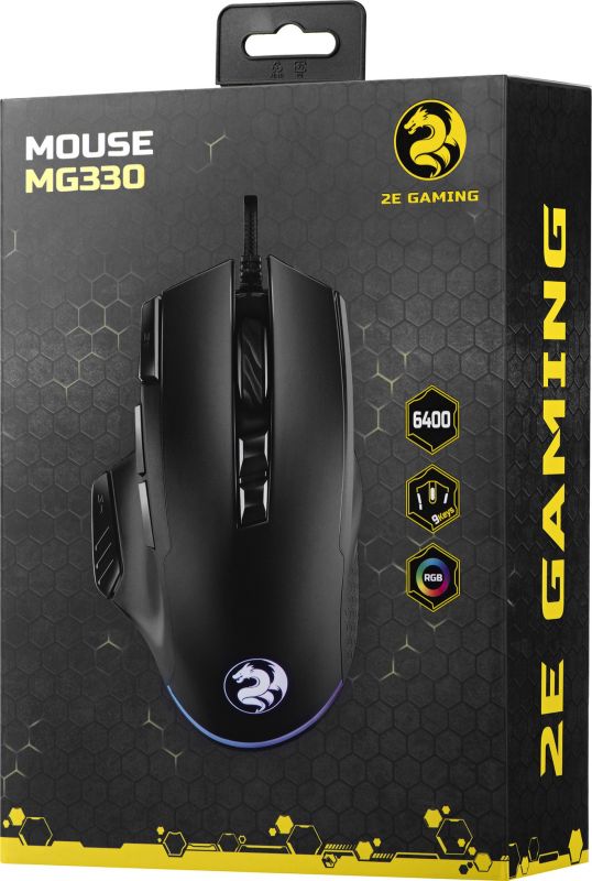 Мишка 2E Gaming MG330 Black (2E-MG330UB) USB