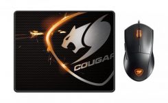 Мишка Cougar Minos XC Black USB + килимок Speed XC