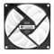 Вентилятор ID-Cooling NO-9215 PWM, 92x92x15мм, 4-pin, чорно-білий