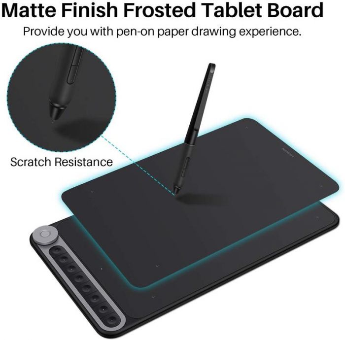 Графічний планшет Huion Inspiroy Dial Q620M + рукавичка Графічний планшет Huion Inspiroy Dial Q620M + рукавичка