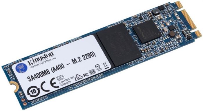 Накопичувач SSD  480GB M.2 SATA Kingston M.2 2280 SATA III TLC (SA400M8/480G)