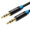 Кабель Vention Audio 3.5 mm M - 3.5 mm M, 0.5 m, Black (P350AC050-B-M)
