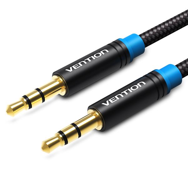 Кабель Vention Audio 3.5 mm M - 3.5 mm M, 1.5 m, Black (P350AC150-B-M)