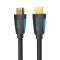 Кабель Vention HDMI - HDMI, M/M, 1.5 м, v2.0, чорний (VAA-M02-B150)