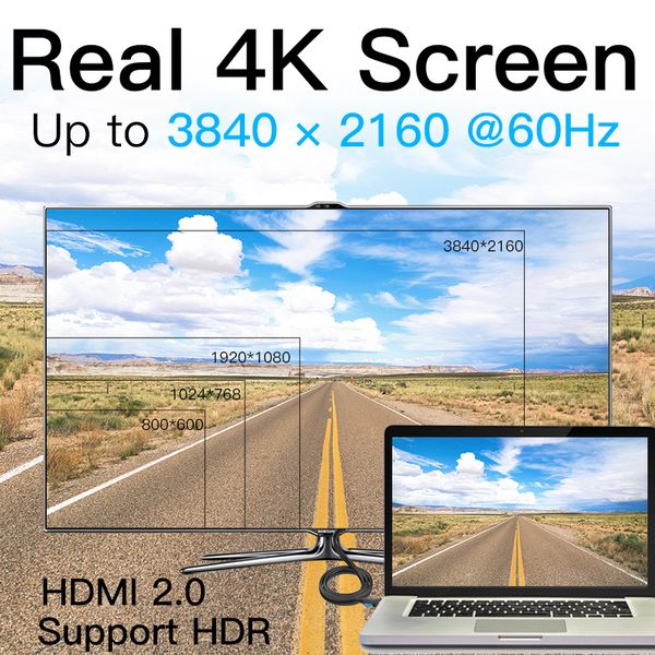 Кабель Vention HDMI - HDMI, M/M, 1 м, v2.0, чорний (VAA-M02-B100)