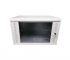 Шафа настінна EServer 19" 6U-600х350х370 (скло), сіра (ES-Е635G)