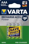 Акумулятор Varta Recharge Accu AAA/HR03 Ni-MH 1000 mAh BL 4шт