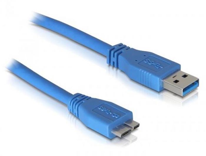 Кабель ATcom USB 3.0 AM/MicroBM 0,8 м blue