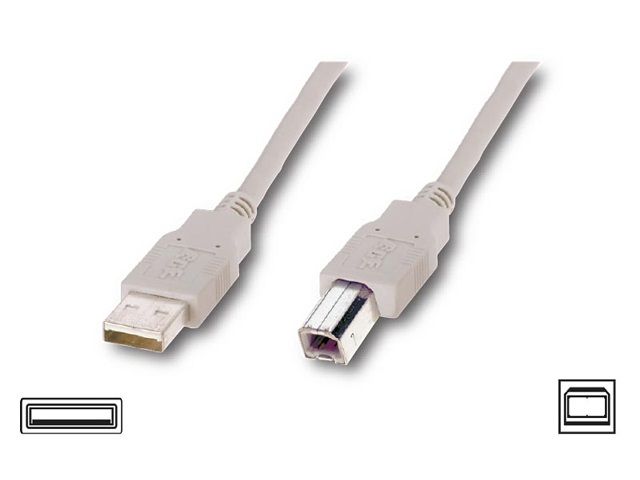 Кабель ATcom USB2.0 AM/BM 0.8 м. ferrite core, пакет