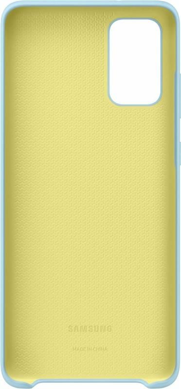 Чохол-накладка Samsung Silicone Cover для Samsung Galaxy S20+ SM-G985 Sky Blue (EF-PG985TLEGRU)