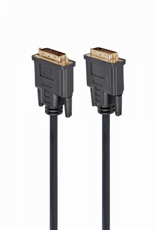 Кабель Cablexpert DVI - DVI Dual link, M/M, 3 м, чорний (CC-DVI2-BK-10)