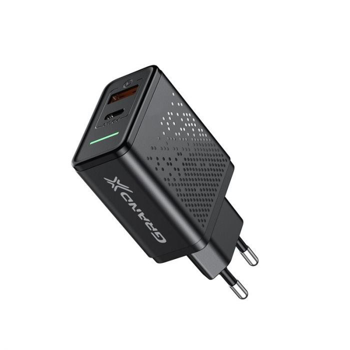 Мережевий зарядний пристрій Grand-X Fast Сharge 6в1 (1хUSB, 1хTypeC, 20W) Black (CH-880)