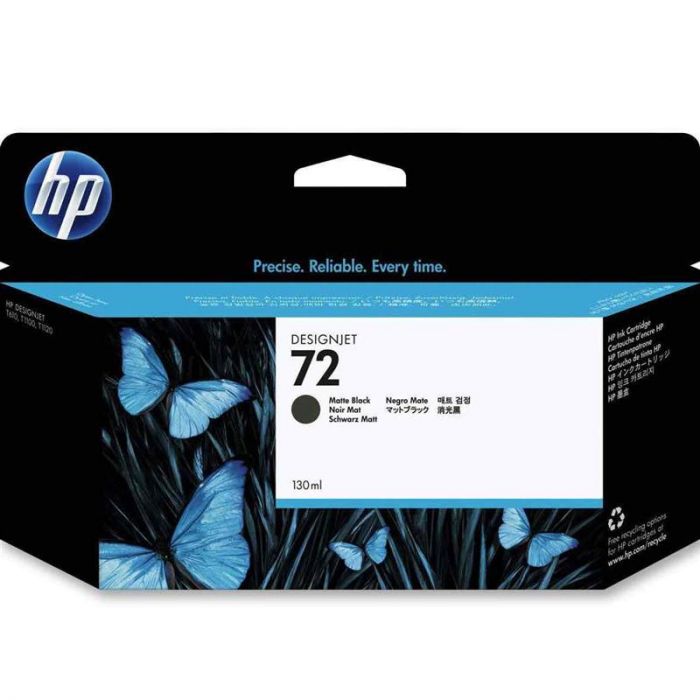 Картридж HP No.72 DJ T610/T1100 matte black, 130 ml