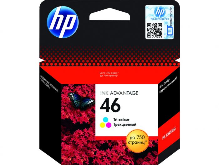 Картридж HP №46 DJ Advantage 2020HC/2520HC (CZ638AE) Color