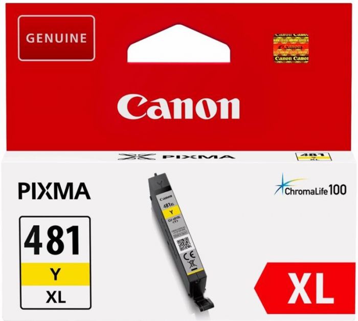 Картридж CANON (CLI-481XL) PIXMA TS6140/8140/9140/TR8540/7540 (2046C001) Yellow