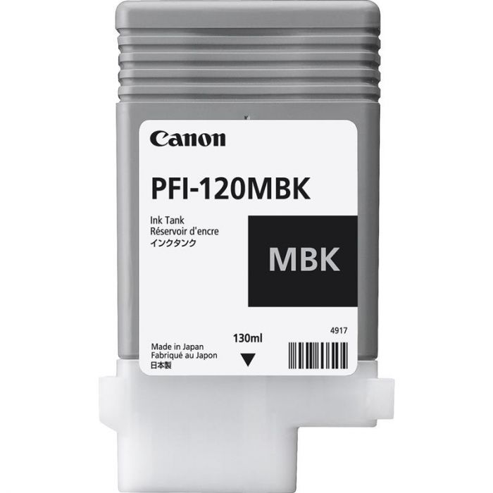 Картридж CANON (PFI-120MBK) iPF200/205/300/305, Matte Black (2884C001)