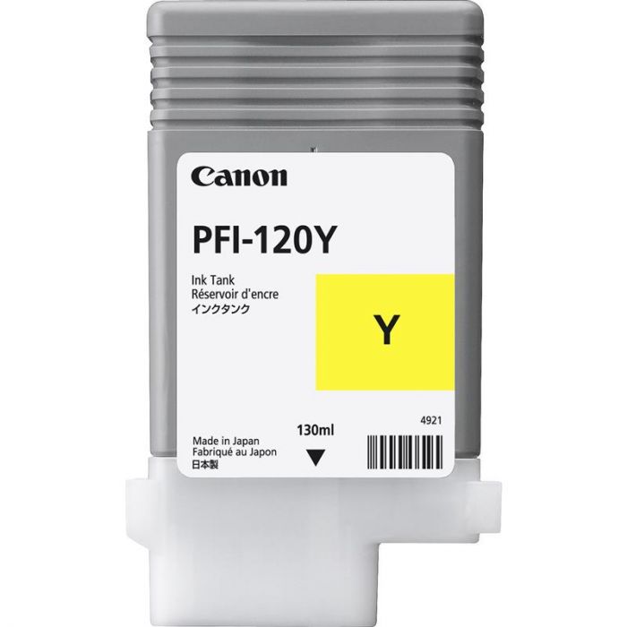 Картридж CANON (PFI-120Y) iPF200/205/300/305, Yellow (2888C001)